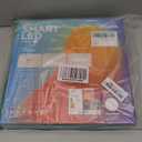 TALOYA Smart Ceiling Light Flush Mount LED WiFi,Compatible with Alexa Google Home,Dimmable Low Profile Ambient Light Fixture for Bedroom Living Room Hallway Kitchen Nursery,12 Inch,RGB (White)