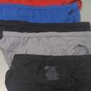 ToBeInStyle Men's Pack of 6 Thick Waistband Knocker Bikini Briefs, Size M