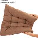 POMIU Rocking Chair Cushion Chair Cushions Chair Pad Chair Pads Sets Indoor Back Seat Cushion Office Chair Desk Chair Dining Chairs Home Kitchen Chair Room (Coffee)
