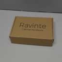 Ravinte 10 Pack Square Bar Kitchen Cabinet Handles Matte Black Cabinet Pulls Drawer Pulls with 5 Inch Hole Center Kitchen Cabinet Hardware