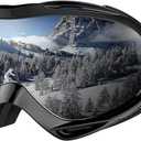 OutdoorMaster OTG Ski Goggles - Over Glasses Ski/Snowboard Goggles for Men, Women & Youth - 100% UV Protection