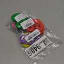 Civaner 48 Pcs Soccer Silicone Bracelets Soccer Motivational Wristband Multicolored Stretch Rubber Bracelets Soccer Party Favors for Sports Events Birthday Party Supplies