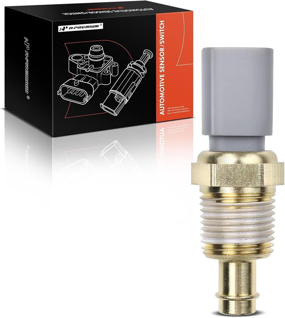 A-Premium Engine Coolant Temperature Sensor Compatible with Dodge Grand Caravan 08-19 Ram 1500 2500 3500 Challenger Durango Journey Jeep