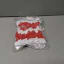 2 x FINGOOO Mini Red Santa Hats,30 Pieces Christmas Hat for Crafts 2.8 x 5 Small Santa Hats for Xmas Party Table Dinner Decorations