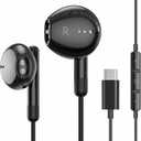 USB C Headphones for iPhone 17 16 15 Pro Max Plus iPad Pro USB C Earphones with Microphone Volume Control USBC Wired Earbuds USB Type C Earphone for Google Pixel 8 Samsung S25 S24 S23 S22 S21 S20 A55