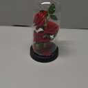 AKIYHT Glass Rose Mothers Day Flower Gifts for Mom from Daughter Son, Birthday Gifts for Women Mom Wife Girlfriend, Handmade Glass Roses Flowers Womens Gifts for, Anniversary, Womens Day, Mothers Day (Red)