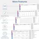 3 x 2026 Appointment Book, 30 Minutes-Hourly, Weekly  Monthly Calendar Planner 2026, Jan 2026 - Dec 2026, 8.5'' x 11'', 2026 Daily Planner with Tabs Pocket, Flexible Cover, Great for Office, Home, School (Light Blue)