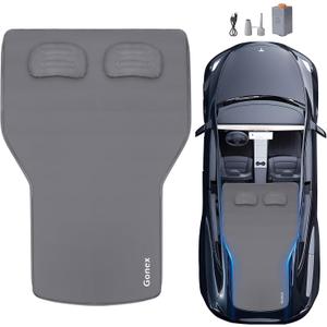 Gonex Foam Mattress for Tesla Model Y 2020-2026 Juniper, Inflatable 4" Air & Foam Bed with Cordless Pump, 78"x54" Full Size, Foldable & Fits in Frunk, Perfect for Roadtrips, Camping & Naps
