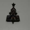 Pine Tree Christmas Stocking Holder Anti-Slip Fireplace Stocking Hanger Xmas Hook Gift for Christmas Mantle Table Indoors Decor(1, Pine Tree)