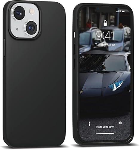 PAIDAAR Ultra Thin Black Case Compatible with iPhone 15 Plus: Slim, Soft and Flexible (NOT Hard) [Matte Finish] Protective Black Phone Cover - Matte Black