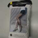 EXQUISLIFE Fleece Lined Tights Sheer Women - Fake Translucent Warm Pantyhose Leggings Sheer Thick Tights, for Winter (Small, Black+coffee)