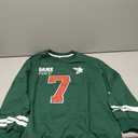Game Day Sweatshirt Women Football Sweatshirts Funday Sunday Fall Pullover Football Fan Number Graphic Casual Tops, Green, XL
