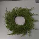Artificial Evergreen Cedar Wreath 8" 7 pcs