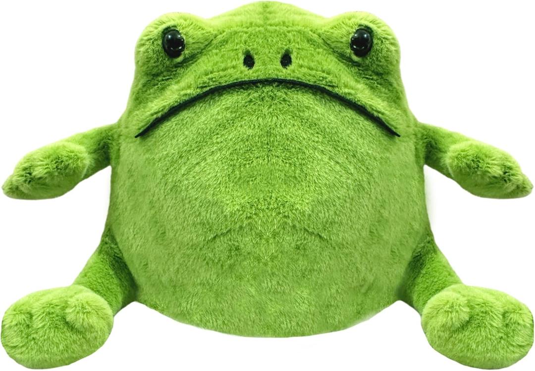 Green Frog Stuffed Animal, Amphibian Plush Toy - Classic Children's Gift (12-Inch)