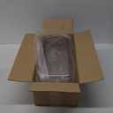 Skinny Can Organizer for Refrigerator, Stackable Tall Skinny Soda Pop Can Holder Dispenser with Lid for Fridge Pantry Rack Freezer, Clear Plastic Storage Bins-Holds 12 Slim Cans (See-Through)