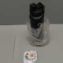 [2-IN-1 LID] Insulated Water Bottle with Silicone Boot (36hrs Cold/18hrs Hot) - DIY Stickers, Leakproof, BPA Free, Black, 24 Oz