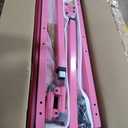 Gymnastics Kip Bar for Home Indoor Training,Horizontal Bar for Kids Girls Junior,Adjustable Arms from 3' - 5' Gym Equipment,1-4 Levels,300lbs Weight Capacity (LIGHTPINK)