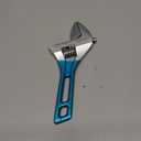 Lichamp 8-Inch Stubby Adjustable Wrench with 44 mm Wide Jaw Opening for Plumbing Automotive and Industry Tight Spaces Work