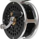Vintage Classic Fly Fishing Reel,Right/Left Handle Position, Click and Pawl Fly Reel 3/4wt 5/6wt 7/9wt (Black)