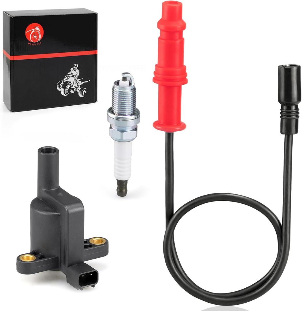Ignition coil w/Wire Cap & Spark plug for Polaris Ranger 500 Crew 4x4 2008-2013 Ignition coil w/Wire Cap & Spark plug for Polaris Ranger 500 Crew 4x4 2008-2013