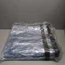 Clear Tarp Heavy Duty Waterproof 10 x 20 FT, 20 Mil Clear Tarps with Grommets, Heavy Duty Clear Vinyl Tarp for Patio Pergola Garden Canopy Rainproof Wind-Proof Anti-Tear (10 x 20 FT)