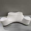 Side Sleeper Pillow with Arm Channel for Shoulder, Neck & Rotator Cuff Pain Relief, Memory Foam Cervical Neck Pillow Also Comfortable for Back Sleepers (White & Gray)