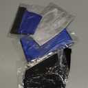 6 Pieces Kids Satin Durags with Wave Caps Set Unisex 360 Wave Headwraps with Long Tail and Wide Straps (One Size, Silver, Black, Blue)