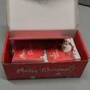 Surprise Gift Box Explosion for Money, Unique Folding Bouncing Red Envelope Gift Box with Confetti, Cash Explosion Luxury for Birthday Anniversary Valentine Proposal (15 Bounces) (Red Christmas)