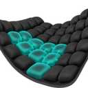 Inflatable Seat Cushion, Portble Airplane Travel Cushion, Pressure Relief Seat Cushion, Comfort Orthopedics Pain Pressure Relief Cushion,Adjustable Bubble,for Wheelchair,Car,Office,Home (36-Point)