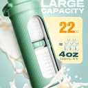22oz Breast Milk Cooler Bottle for Travel & Outdoor Use, Portable Breastmilk Chiller with 24-Hour 360 Cooling, Larger Capacity with 2 Baby Bottles for Breast Milk Storage