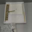 Necklace Holder Elegant Jewelry Holder Stand, Gold Necklace Organizer Rack with Ceramic Base Adjustable Jewelry Tree for Bracelets, Rings, Earrings Necklaces Hanger Display