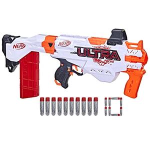 Nerf Ultra Focus Motorized Blaster, 10-Dart Clip 