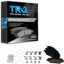 TRQ Pastillas de freno delanteras de cermica compatibles con Toyota Corolla 2019-2022 Prius Prime 2020-2022