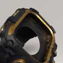 amBand Rugged Case with Band for Apple Watch 46mm, Compatible with Apple Watch (iWatch) Series 10 11, Military Grade Shockproof Bumper Cover, Tactical Band for Men, Black Gold