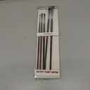 Transon Red Sable Filbert Paint Brushes 5pcs for Watercolor, Acrylic, Oil, Tempera and Gouache Painting,