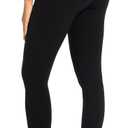Sunzel Nunaked Workout Leggings for Women, Tummy Control Compression Workout Gym Yoga Pants, No Front Seam & High Waist (Medium, Lycra Black)