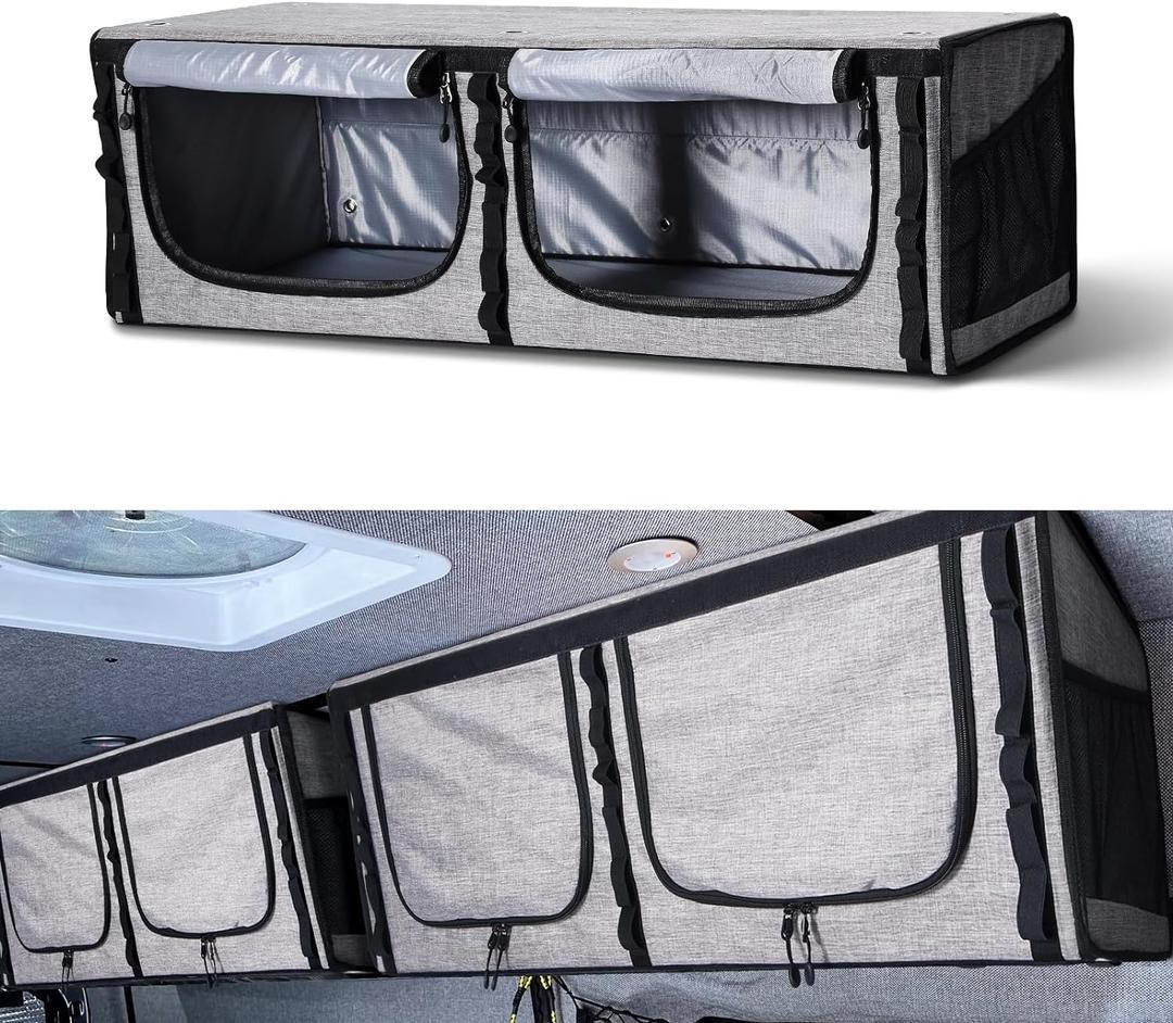 RV Overhead Soft-Sided Storage Cabinet 36" For Mercedes-Benz Sprinter, Ford Transit vans