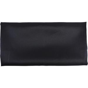Satin Fabric by The Yard 60 Inch Wide Soft Silky Charmeuse Satin Fabric Soft Cloth Bridal Dress, Wedding Decorations, Crafts, Sewing, Draping, DIY Apparel Crafts (Black, 1 Yard)