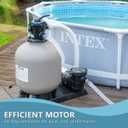 XtremepowerUS 1.5HP High Flow Pool Pump Self Prime for Above Ground Swimming Pool Spa Pump Flow 5400GPH 1.5" Large Strainer Basket Filter