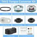 212CC 30 Series Torque Converter Go Kart Clutch 3/4" 10T #40 41 420 and 12T #35 Chain for Manco Comet TAV2 218353A