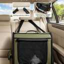 Dog Car Carrier Light Weight 19.7×16.9×14.8in, Foldable Dog Carrier, Green