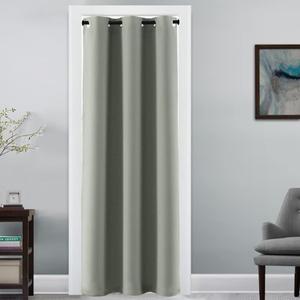 H.VERSAILTEX Doorway Curtain Blackout Closet Door Curtain Room Divider Window Treatment Curtain for Bedroom Thermal Insulated Privacy Drape Soundproof Grommet, 42 x 80 inches, 1 Panel, Sage