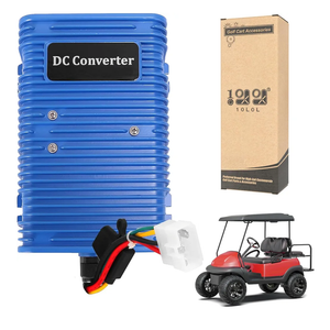 Universal Golf Cart Voltage Reducer DC Converter 36V or 48V to 12V, 30 Amp 360 Watts with Power Source