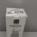 DYSANKY 40 oz Insulated Water Bottle | Thickened Stainless Steel Vacuum Metal | Portable Sports Water Jug for Gym and Hiking with Straw, Carrier Bag, Handle Strap | BPA-Free 40 oz, Black