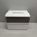 3 Tier Medicine Cabinet Organizer Large Capacity Medicine Box with Handle, Plastic First Aid Box Empty Multipurpose Medical Supply Organizer with Removable Tray, White