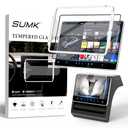 15.4 inch Screen Protector for Tesla Model 3 Accessories [9H & Anti-Fingerprint] Front & Back Tempered Glass Screen Protector for Tesla Model 3 2025 & Model 3 Highland 2024-2026 - Glossy