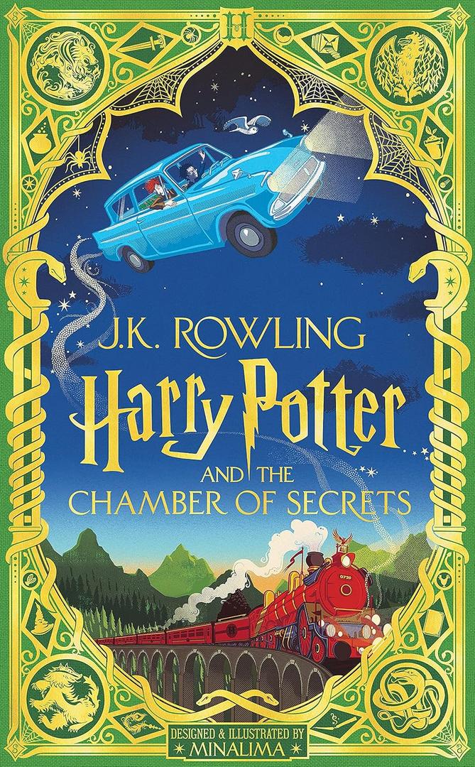 Harry Potter and the Chamber of Secrets (Harry Potter, Book 2) (MinaLima Edition) (Interactive Illustrated Edition) (2)