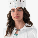 Little Adventures Adult Adjustable Soft Princess and Queen Crowns, 2PCS