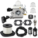 Ferilter BG86 Carburetor for Stihl Leaf Blower BG86 BG86C BG86Z SH86 4241 120 0616 Carburetor Replace for Zama C1M-S261B with Air Filter