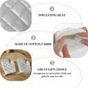 Oven Mitts and Potholders BBQ Gloves-Oven Mitts and Pot Holders with Recycled Infill Silicone Non-Slip Cooking Gloves for Cooking Baking Grilling